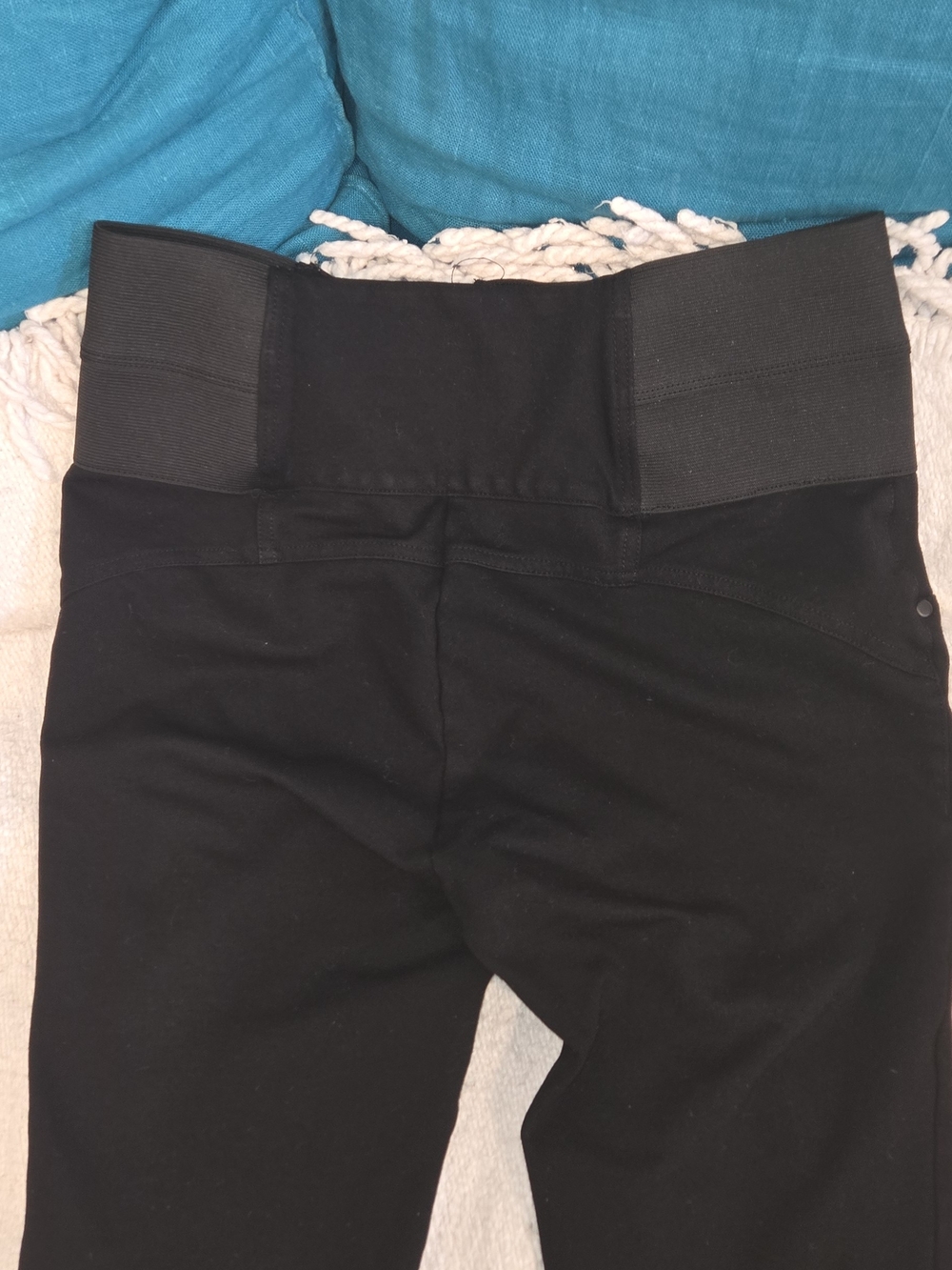 Ci Sono Black High-Waisted Stretch Work Pants Size M - Picture 2 of 5
